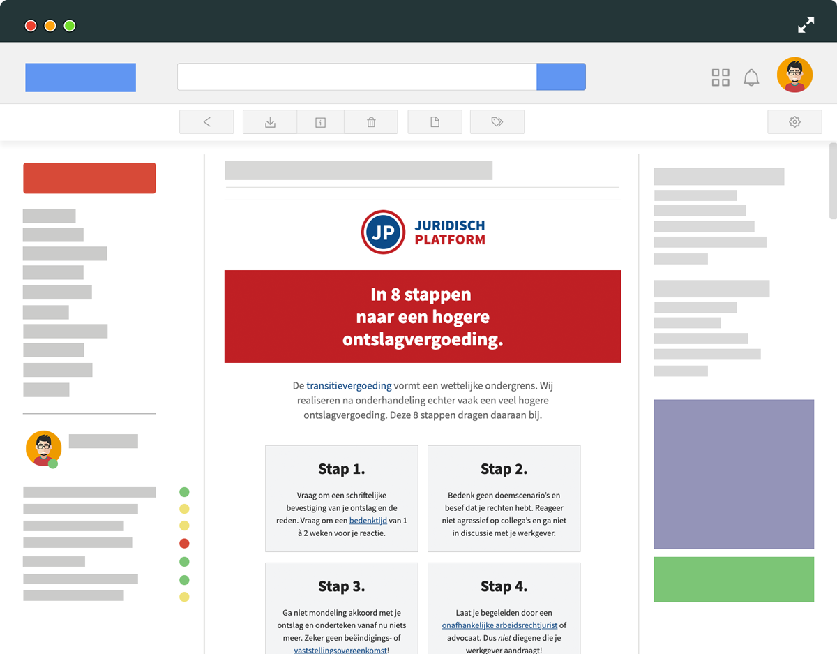 Ontslagchecker e-mail